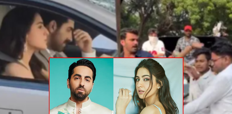 ایوشمان کھرانہ اور سارہ علی خان کی فلم کے سیٹ پر جھگڑا، افراتفری مچ گئی
