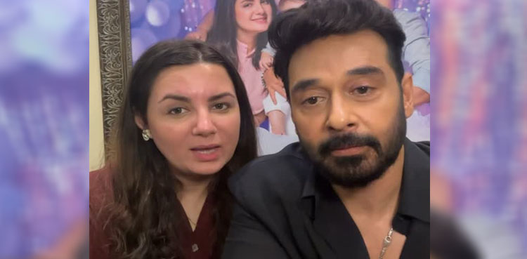 ‘کتنے خوش ہیں ہم لوگ ہے ناں بے بی’؟ ثنا اور فیصل قریشی کی ویڈیو وائرل