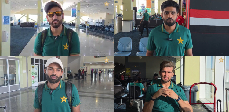 پاکستان کرکٹ ٹیم کے کھلاڑیوں کی قوم کو آزادی کی مبارکباد