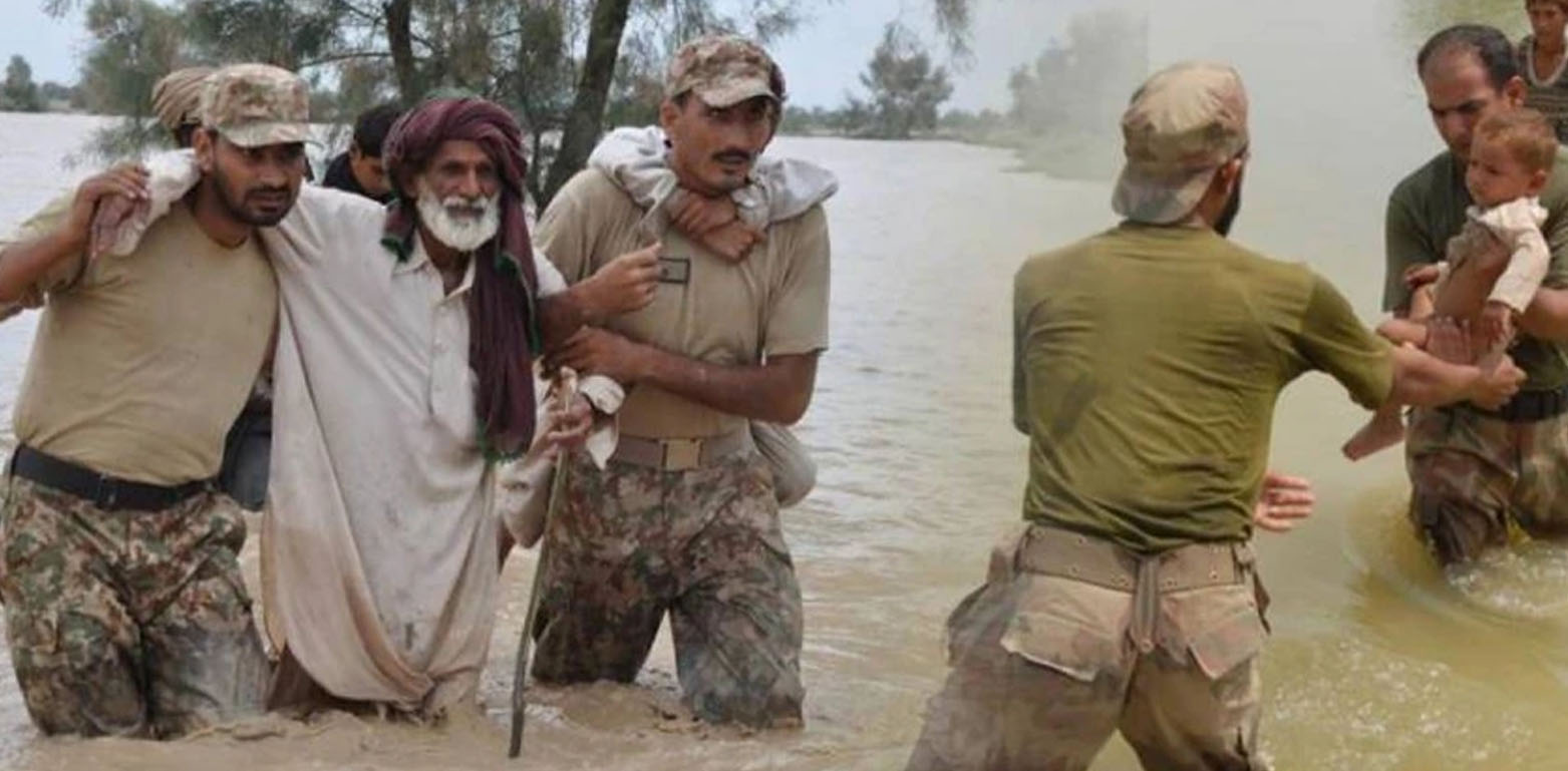خیبرپختونخوا میں پاک فوج کا فلڈ ریلیف آپریشن جاری