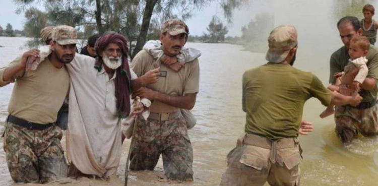 سیلاب سے متاثرہ علاقے لودھراں میں بھی امداد سرگرمیوں کیلئے فوج طلب
