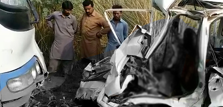 ریسکیو گاڑی اور بس میں خوفناک تصادم، 5 افراد جاں بحق