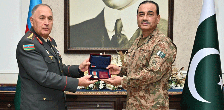 فیلڈ مارشل عاصم منیر کو آذربائیجان کے اعلیٰ ‘پیٹریاٹک وار میڈل’ سے نواز دیا گیا