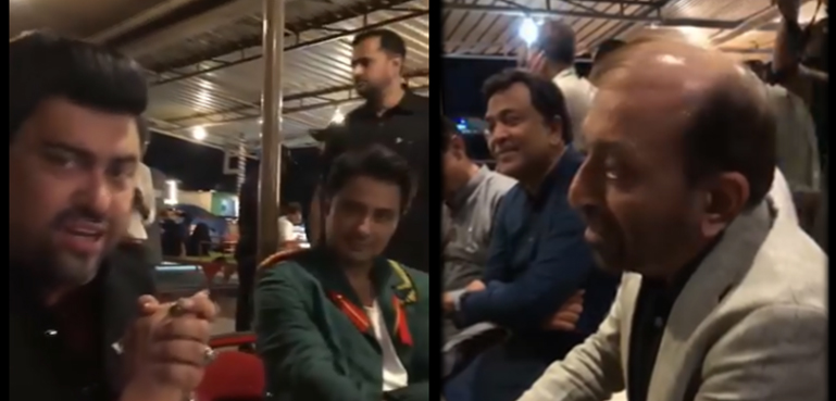 گورنر سندھ معروف گلوکار علی ظفر کے ہمراہ ڈھابے پر پہنچ گئے (ویڈیو)