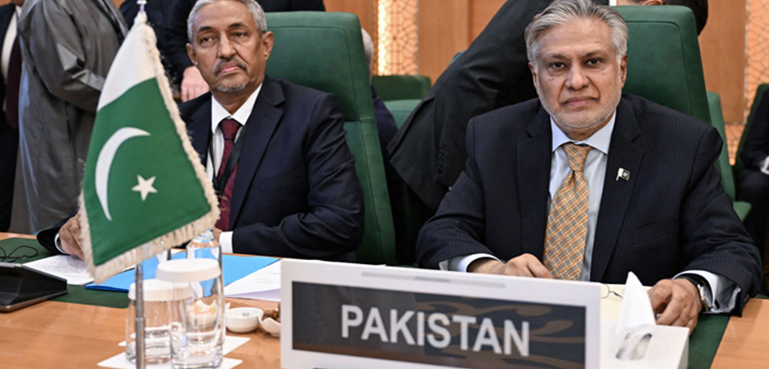 گریٹر اسرائیل کا منصوبہ ناقابل قبول، پاکستان سختی سے مسترد کرتا ہے، اسحاق ڈار
