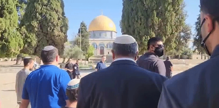 وزیر اعظم کی اسرائیلی وزرا مسجد اقصی