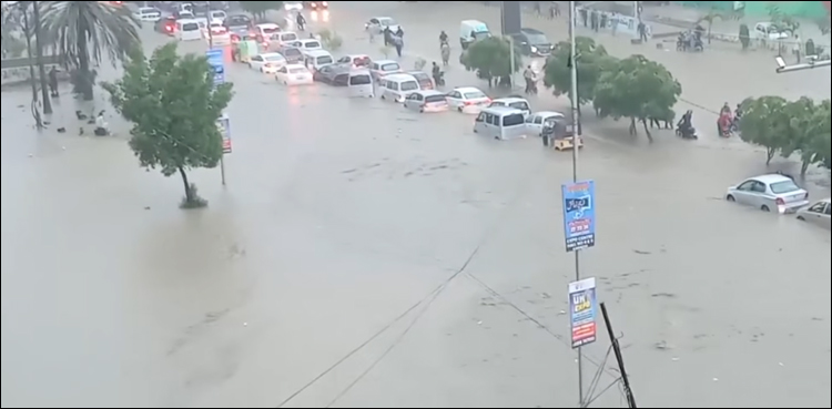 کراچی میں ایک دن بارش کے تین اسپیل، مزید دو روز تیز بارش کی پیشگوئی