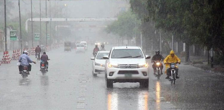 کراچی کے مختلف علاقوں میں ایک بار پھر موسلا دھار بارش