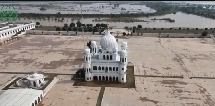 کرتارپور گوردوارے سے سیلابی پانی نکال دیا گیا