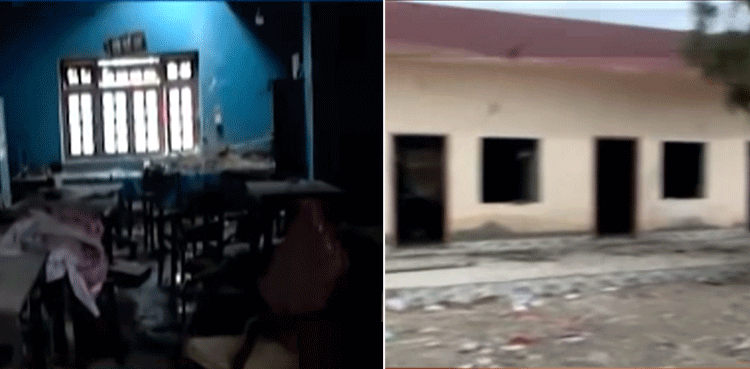 کراچی : پٹاخوں کے گودام میں خوفناک دھماکا،   گرلز اسکول میں تباہی