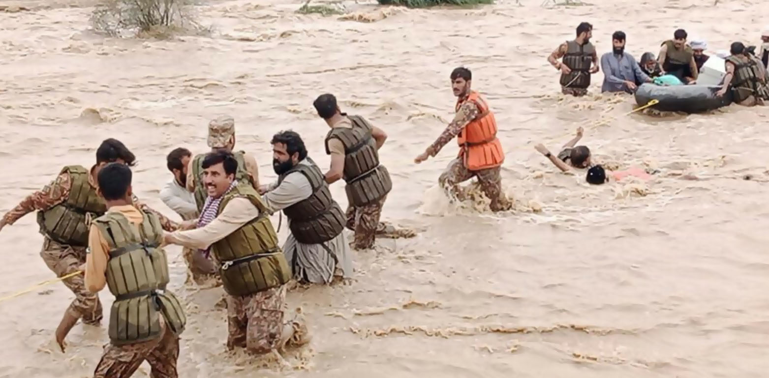 پنجاب میں سیلابی صورتحال، پاک فوج کا ریلیف آپریشن جاری‎